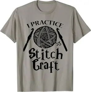 Crochet Stitch Craft T-Shirt Basic Fabric for Men and Women