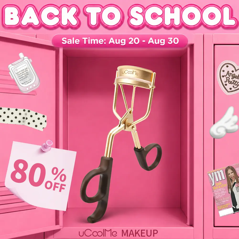 uCoolMe SilkAura Lash Curler Pro with Comfort Pads & Extra Silicone Replacement Pads for Crimped & Curled Lashes Perfect Eye-Framing Fringe Curling Makeup Cosmetics #tiktokshopbacktoschool