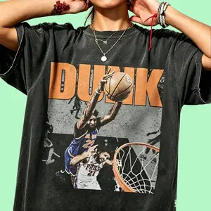 OG Anunoby Dunk Vintage Washed Tee | Knicks vs 76ers