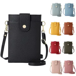 Womens Crossbody Cellphone Bag Small Shoulder Purse Card Wallet Satchel Pouch