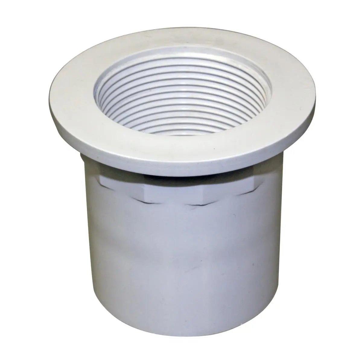 Westbrass 1.5 in. Schedule 40 ABS Pipe Straight Adapter - ABS Material, NPMS Thread, Sch 40 Slip Inlet