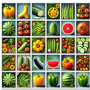 Variety Seed Pack - Assorted Vegetables Including Watermelons, Tomatoes, Peppers, Zucchini and More!
