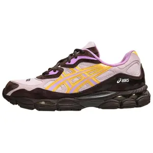 PLEASURES x Asics Low-Top Comfortable Durable Wear-Resistant Casual Running Shoes for Men and Women in Gray-Black Trending Shoes, House White Official Shoes to Get / Maison Mihara