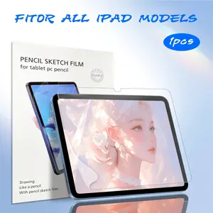 Matte Paper Writing Screen Protector Film for iPad 12th/11th/10th/9th/8th/7th/6th/5th/2026 Air Pro Mini (10.2/11/10.9/8.3/12.9/9.7/13 Inch) Tablet Protector