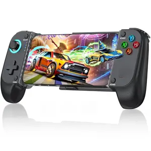 Wireless Phone Controller for iPhone/Android with Hall Joystick, Moblie Controller for iPhone Support Xbox Game Pass, PlayStation, Steam Link, Call of Duty, Roblox, Cloud Android Controller