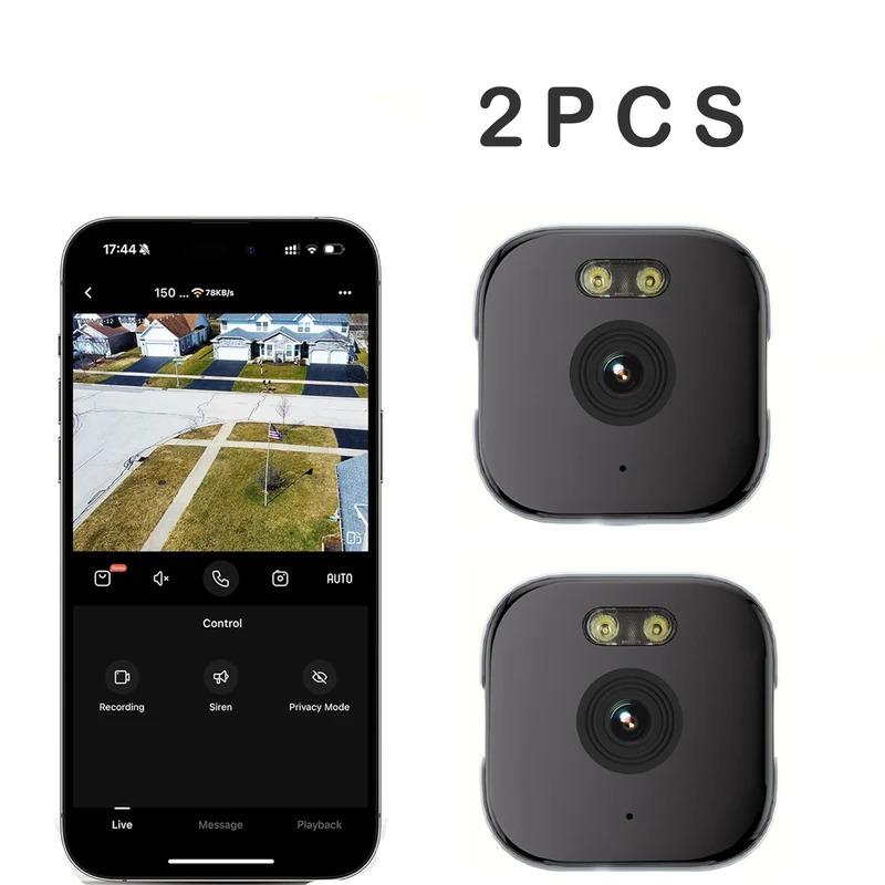 Window Camera 2PCS - Replaces Outdoor Cameras 2.4/5GHz Wi-Fi 3MP ...