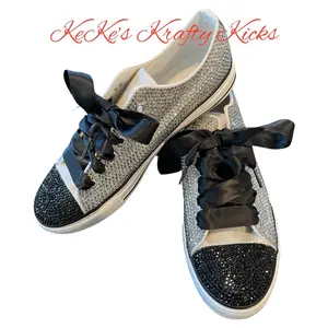 Custom bling sneakers