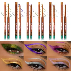 AMZ Color‑Changing Eyeliner Gel Pen — Long‑lasting color payoff, smooth texture, shimmery shades, fine glitter eyeliner gel pen for eye makeup