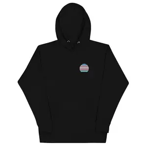 Trans Pride Retro Sun Hoodie