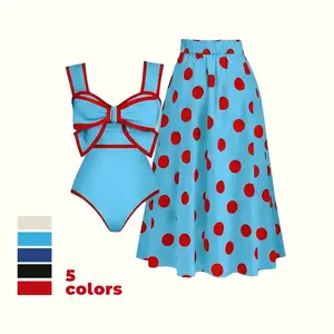 One Piece Swimdress Swimsuits 2026 for Women Swim Dresses and Matching Cover Skirt Set Bathing Suits  fashion Swimwear Swimsuit Slimming Beachwear onepieceswimsuit,Women's essentials Sexy Plus Size Tummy Control Swimsuit Swimsuits tankini Set, pool