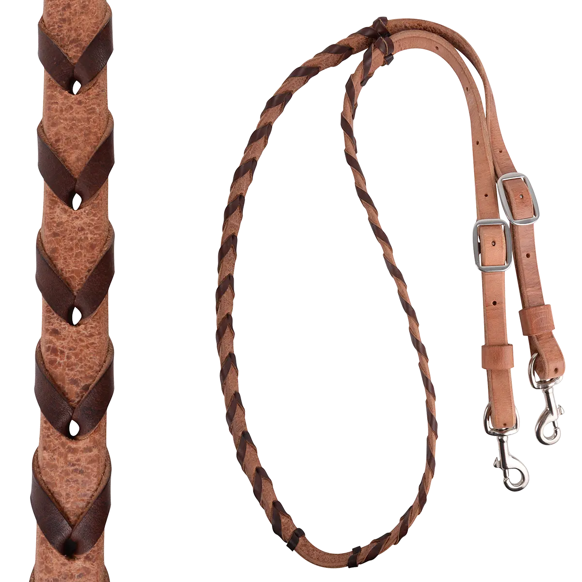 Martin Latigo Laced Reins 3/4"