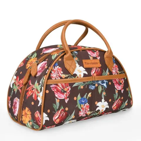 Tirrinia 6.8L Lunch Bag - Insulated, Quilted Puffer Tote. Leakproof, Durable & Reusable. Perfect for Work, Picnic, Travel & Meal Prep TikTokShopBacktoSchool Retro Polka Dot Leather Lunch Bag for Women