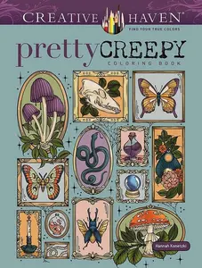 Creative Haven Pretty Creepy Coloring Book -- Hannah Konetzki - Paperback