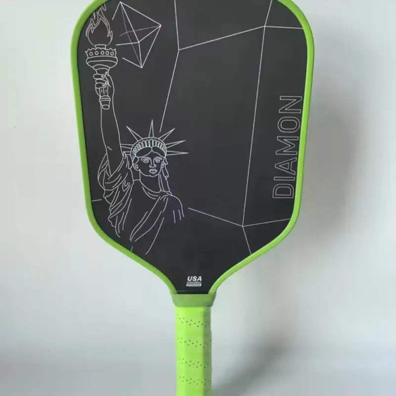 Six Zero Double Black Diamond Pickleball Paddle 16mm Thermoformed Raw Carbon Fiber, USA, USA