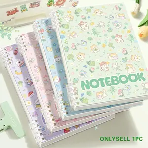 Aesthetic Floral & Animal – Cute Lined Journal, Spiral Bound Notepad, 120 Pages, A5/B5 for Note Taking, Writing, School & Office Supplies