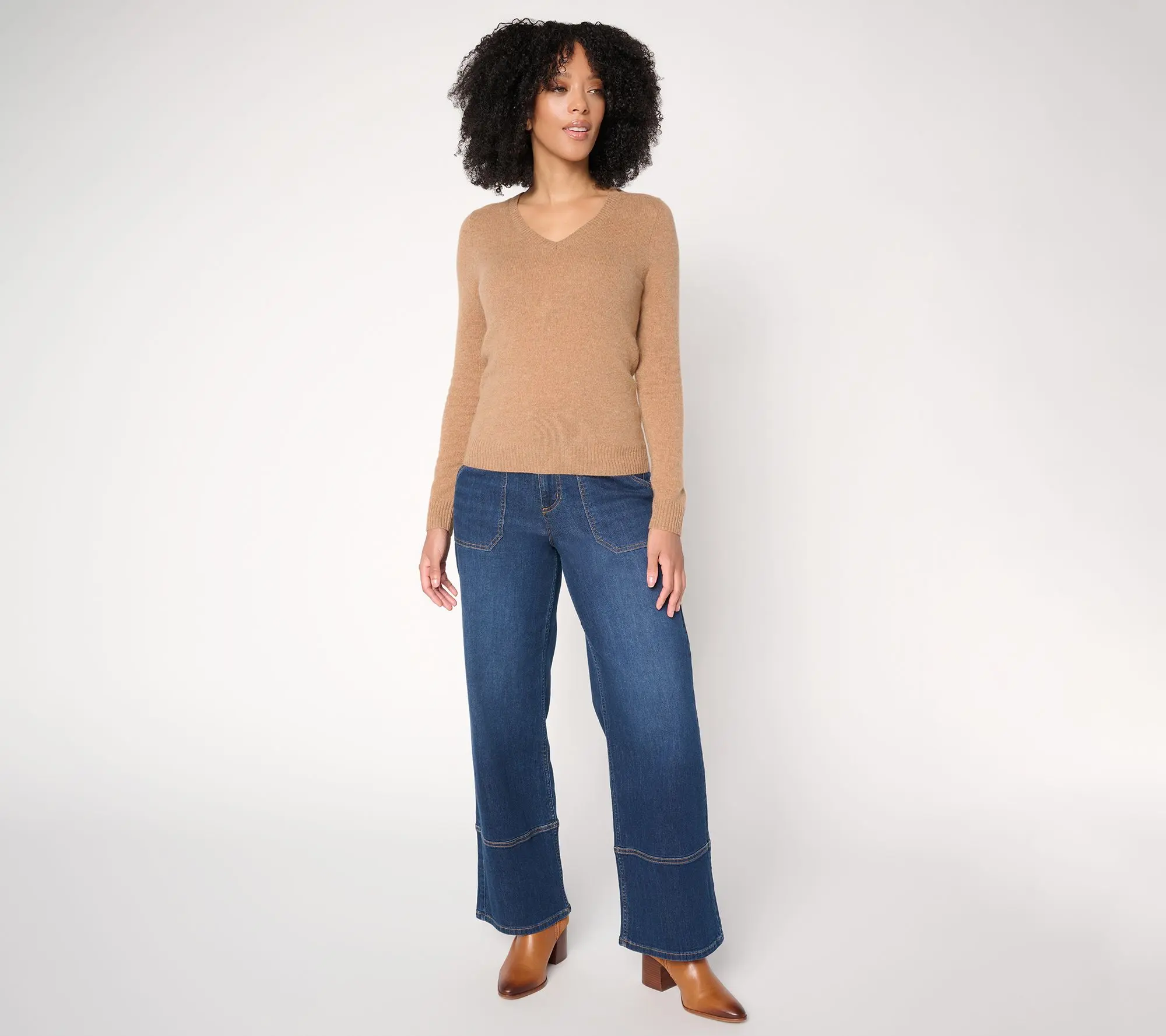 Naadam The Soft Collection 100% Cashmere V-Neck Sweater Naadam The Soft Collection 100% Cashmere V-Neck Sweater