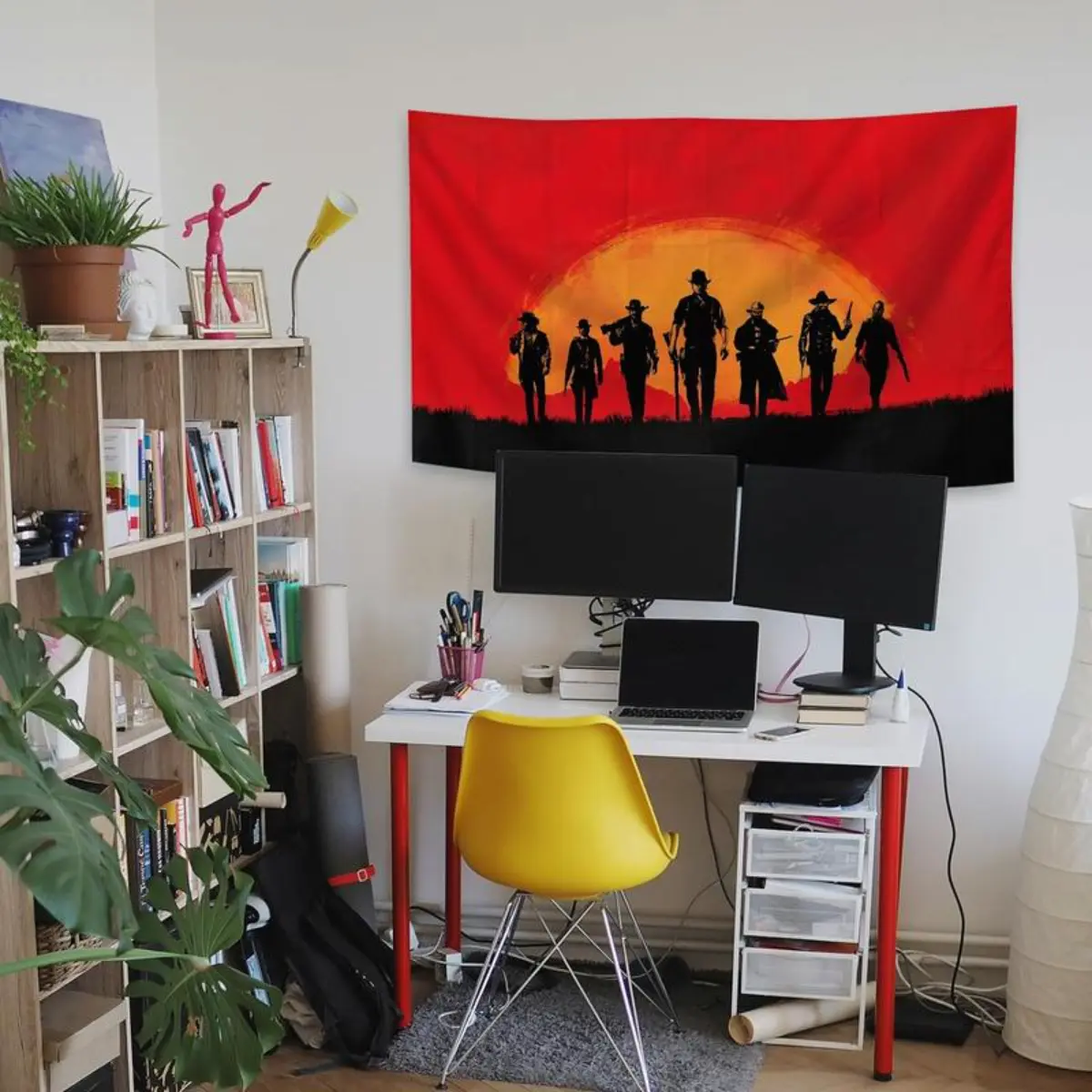 Game Tapestry Red Dead 2 Merch Poster Redemption Pop Art Home Decoration Banner for College Dorm Room Decor,Outdoor,Gift, Parties father's day gifts,gifts boyfriend,gifts for girl adults,gifts under 100 dollars,cheap stuff for your room,bathroom acce
