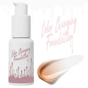 Color Changing Foundation Full Coverage Waterproof Liquid Foundation Matte Dark Skin Makeup Concealer benefit
