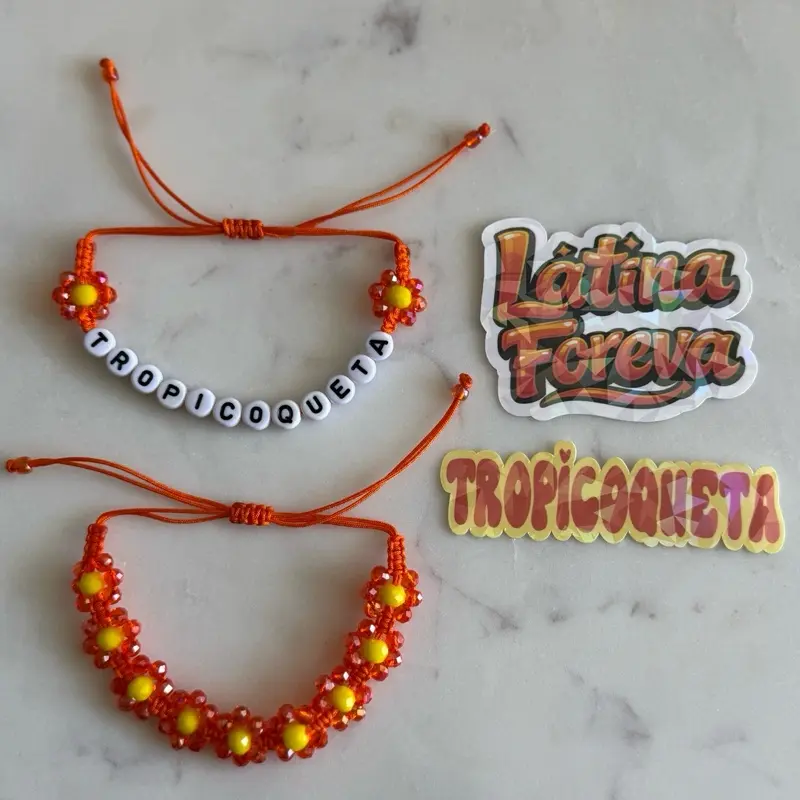 KG Tropicoqueta Bracelets + Holographic Stickers