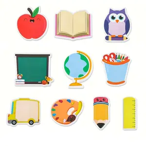 10pcs Teacher's Sticky Note Set, Self-Adhesive School Notes, Multiple Designs, Daily Reminders, Classrooms, Offices, Homes, Back-To-School