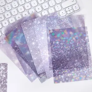 20 Sheet/bag Decorative Paper, Phantom Dust Series Journal Base Material, Handmade Origami Supplies, DIY Craft Accessories, Scrapbook Materials