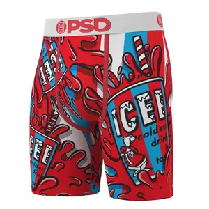 PSD Mens Icee Freeze Boxer Brief - Standard Length 7 Inch Inseam, Soft and Breathable Poly Blend Fabric
