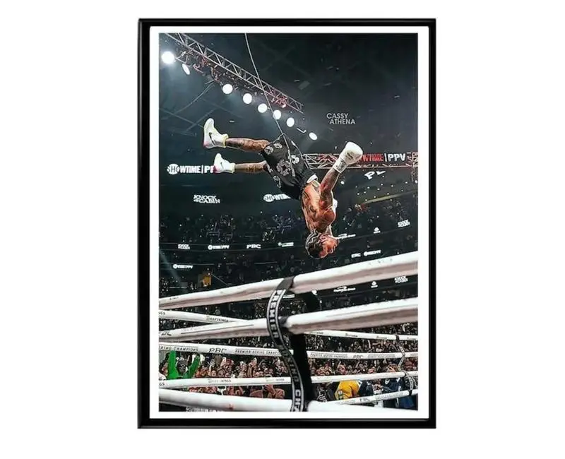 [UNFRAMED POSTER] Tank Davis Flip Poster Boxing Fight Sports Wall Art Hypebeast Decor Man Cave Wall Art MMA Poster Sparts Bar Wall Art Photo Print