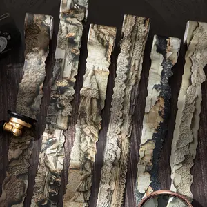 Vintage Lace Theme Tape Set, 3 Rolls Retro Pattern Decorative Material for Handmade Journals & Scrapbooks, Perfect for DIY Background Collages, Craft, Vintage Material Paper