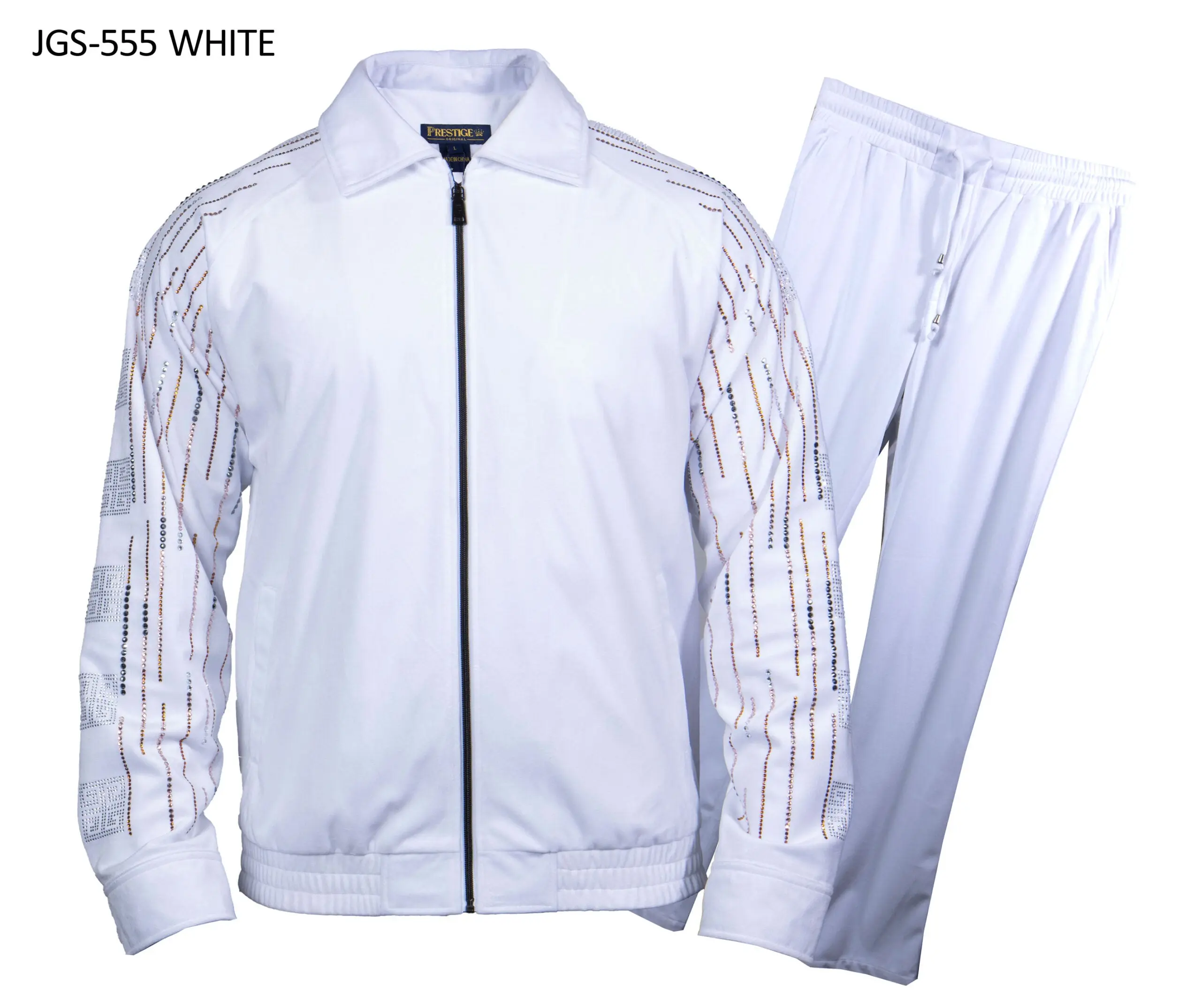 Prestige JGS-555 White Jogger Set
