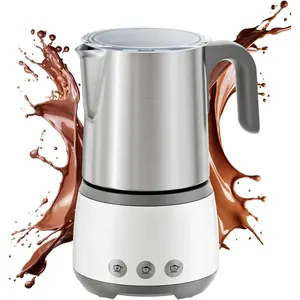 Milk Frother, 4-in-1 Electric Milk Steamer and Frother, 16.9OZ 600W  Touch Control Hot and Cold  Maker, Memory Function for Latte, Cappuccinos, Warm Milk, Hot  Milk