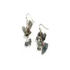 Emilia Stone Cluster Earrings - Final Sale