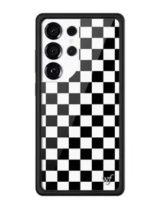 Checkers | Black Samsung Galaxy Case