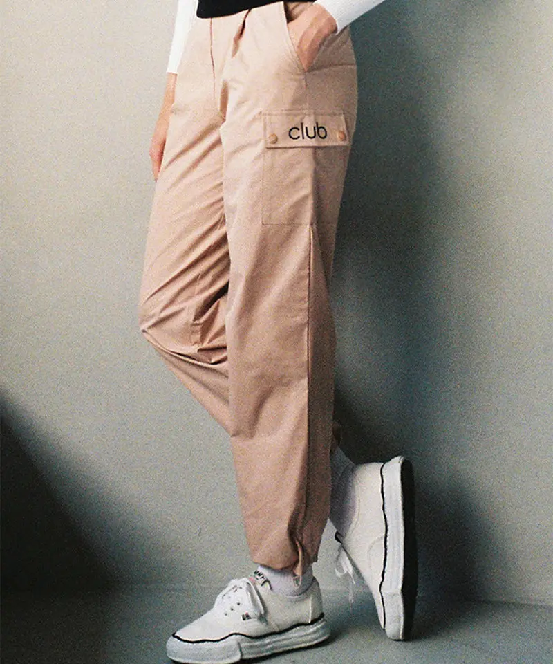 MACKY Golf: String Round Jogger Pants - Beige