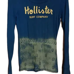 Hollister blue long sleeve shirt basic longsleeves