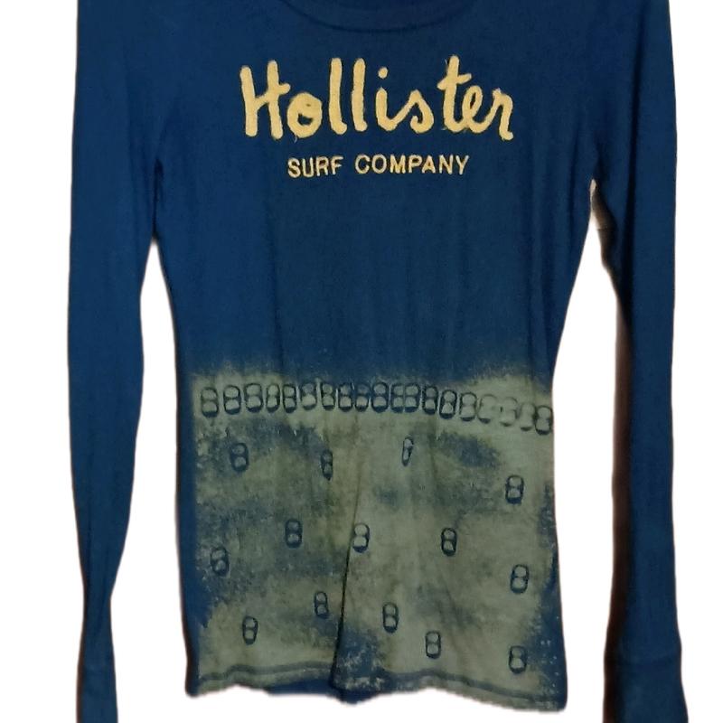 Hollister blue long sleeve shirt basic longsleeves