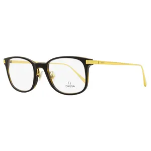 Omega OM5039 Rectangular Eyeglasses 005 Black/Havana/Gold 53mm