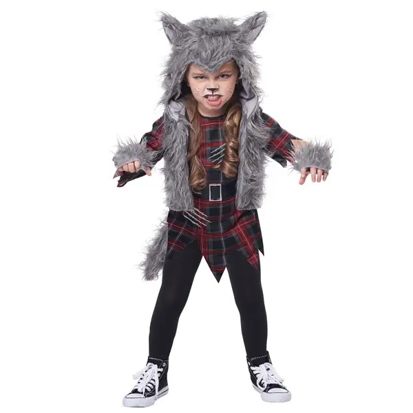 Girl's Wee Wolf Costume