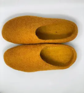 Felted Wool Slippers Felted shoes - Handmade Felt Indoor Slippers 100% Wool