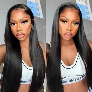 【NEW IN】U-TIMES HAIR Wear And Go Glueless Wigs Bleached Tiny Knots Pre Cut 13x6 HD Lace Straight Lace Front Wigs Human Hair #GluelessWig