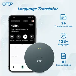 Language Translator Device, Face-to-Face Simultaneous Translation, Supports 138+ Language Translation & Offline Translation and Voice recording for Business, Learning and Travel
