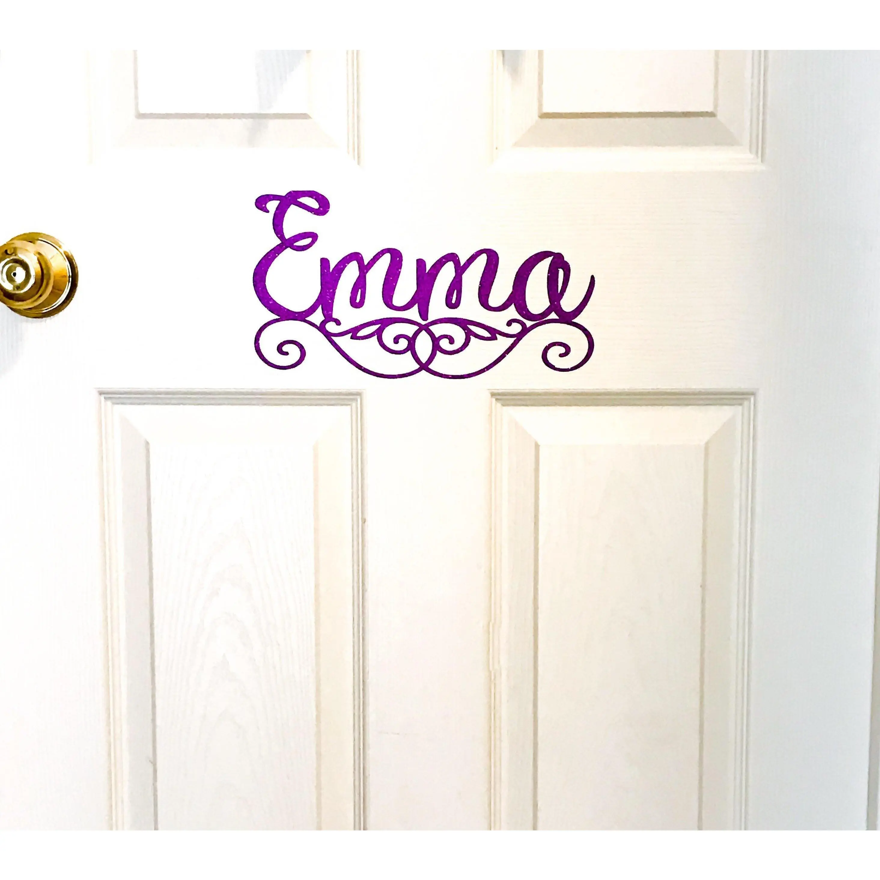 Door Decal | Personalized Vinyl Decal | Monogram Vinyl Decal