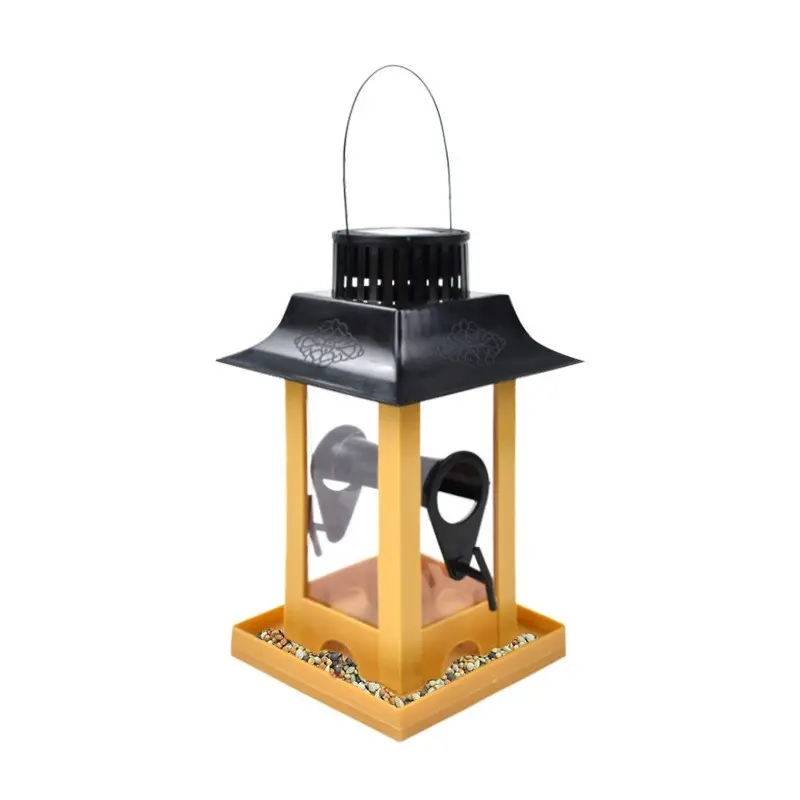 Bird Feeder for Balcony, Anti-Spill Feed Dispenser, Hanging Waterproof Food Tray, Automatic Bird Feeder for Garden, Outdoor Use