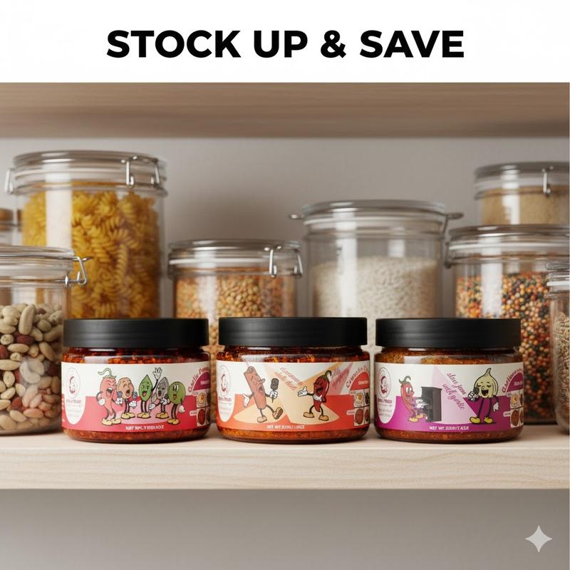 Variety Pack, 3-Count (Crunchy Chili Oil, Garlic Pepper, Sweet Cinnamon) Extra Hot Sauce Variety Pack, Product of Mexico, Gift Set Includes three 7.5 Fl Oz Signature Hot Sauces for Eggs, Pizza, Mexican Dishes, and More, 21 fl oz wontons  in  chili  oil mi