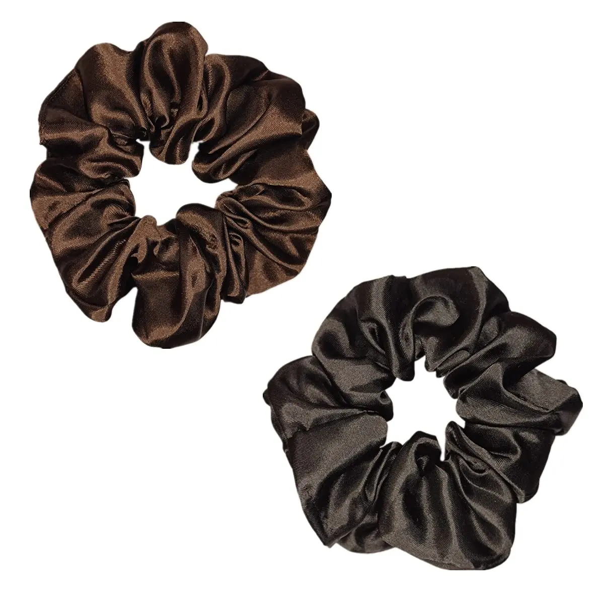 Halloween Fall Gift 12 Pcs Satin Silk Scrunchies Soft Hair Ties Fashion Hair Bands Hair Bow Ropes Elastic Bracelets Ponytail Holders Hair Accessories for Women Girls (4.5 Inch, Assorted Multi-color)