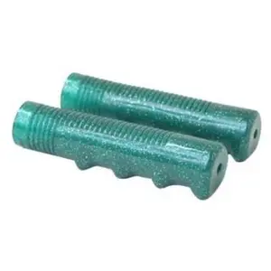 Retro Handle Bar Grip Pvc Green