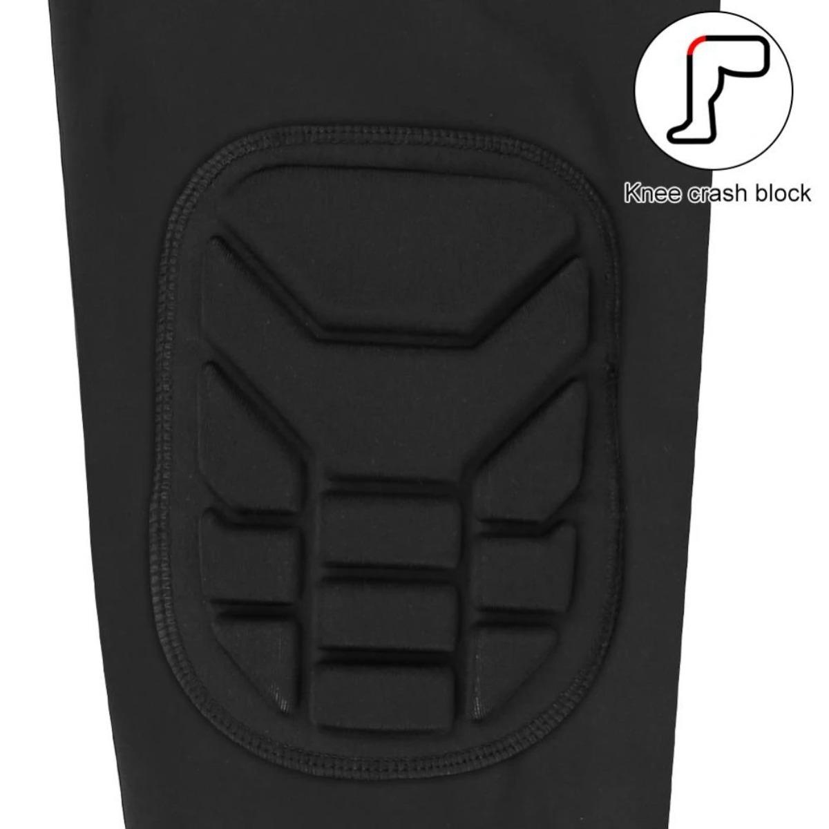 Honeycomb Impact Knee Pads Long Length Sports Protective Gear Basketball Cycling Breathable Anti Collision Leg Sleeve Patella Support Adult