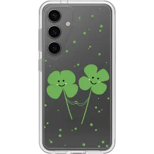 OtterBox Galaxy S24 Case Symmetry Series Clear Clovers