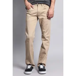 Men's Slim Fit Colored Jeans (Khaki)