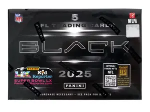 2025 Panini Black Hobby Football Box