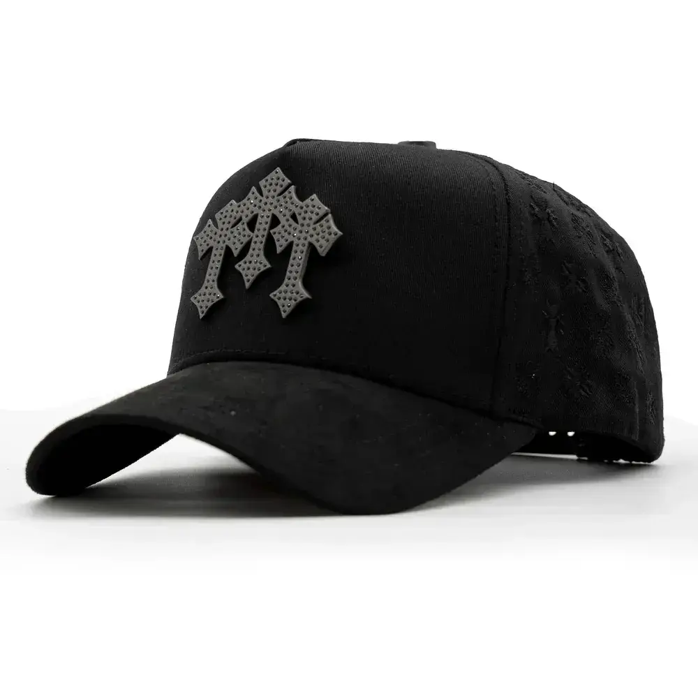 帽子 Chrome Hiphop street fashion cap Chrome I Blackout Trucker Hat – Premium Streetwear Snapback Cap